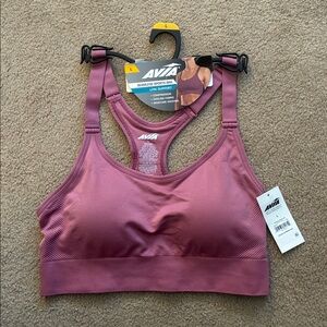 Avia Mauve Keyhole Low Support Sports Bra - Size L